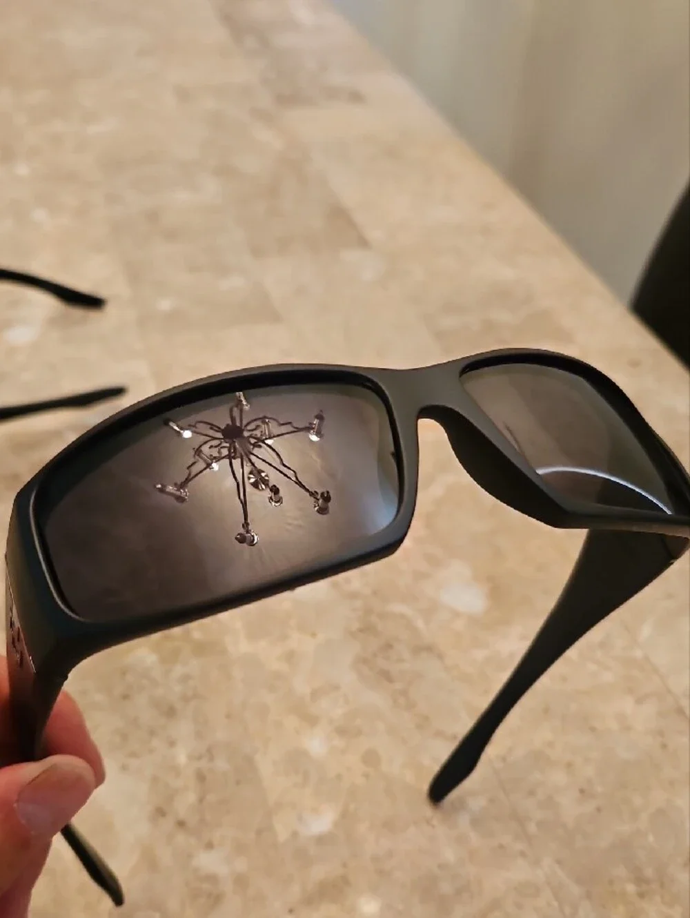 Men's Matte Black Sunglasses - Polarized Lens